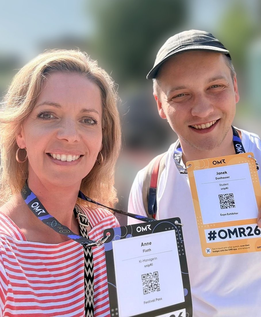 snipKI-Team auf der OMR